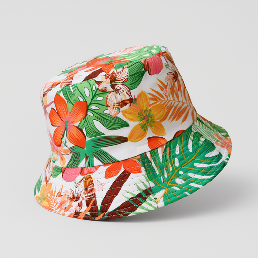 Garden Hibiscus Leaf Bucket Hat side view