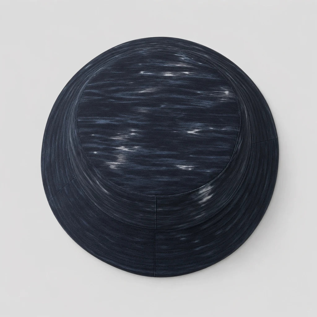 Night Water Ripple Bucket Hat top view