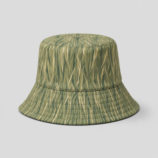 Reed Green Wetland Bucket Hat front view