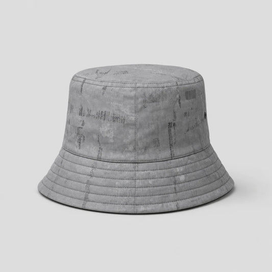 Stone Grey Utility Bucket Hat front view